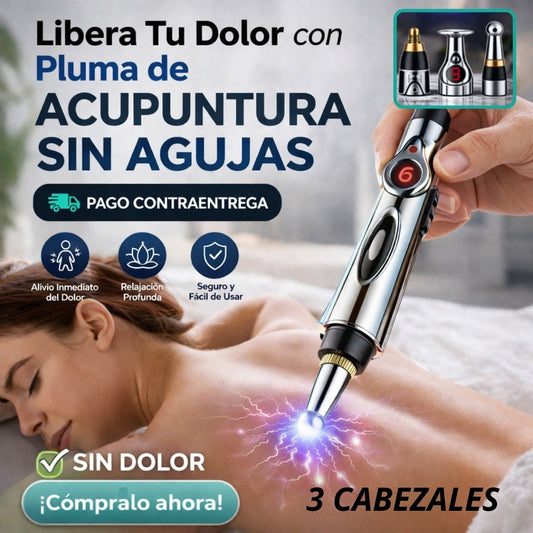 Alivio Instantáneo Sin Agujas - Lapiz Acupuntura - 3 en 1 ⚡️