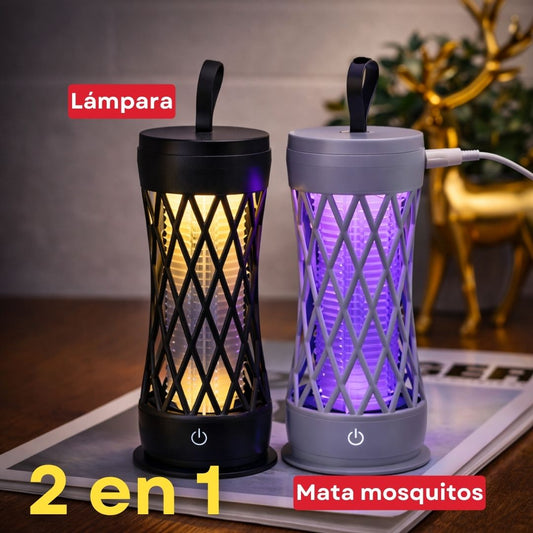 🛋️ Lámpara Eléctrica Recargable 360º - 🦟 Repelente de Mosquitos Eléctrico – 🌿 Sin toxinas